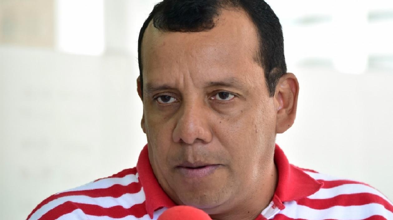 El alcalde de Santo Tomás, Luis Alberto Escorcia Castro. 