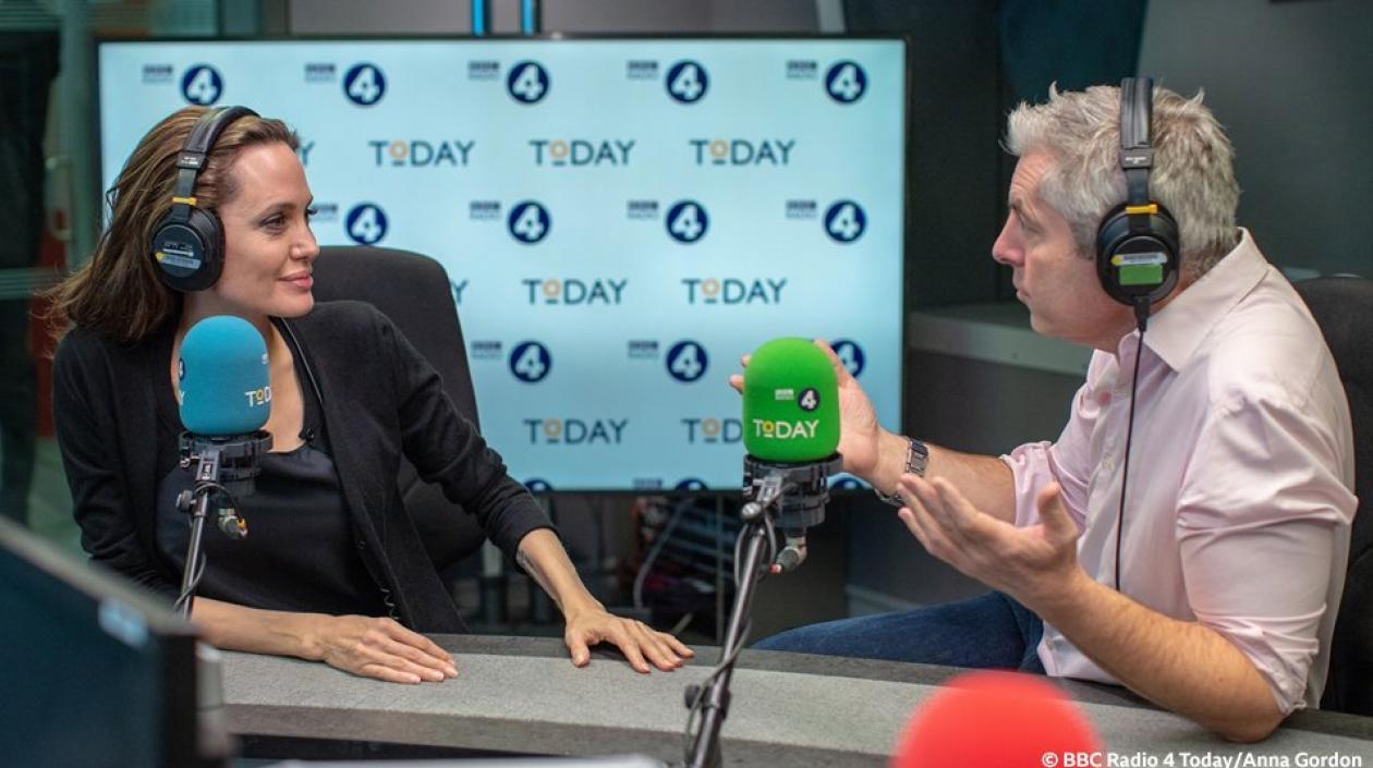 Angelina Jolie en Today de BBC Radio 4.