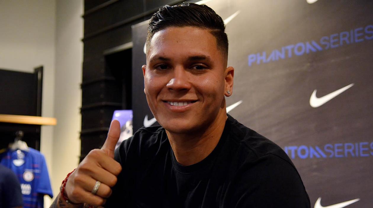 El futbolista colombiano Juan Fernando Quintero