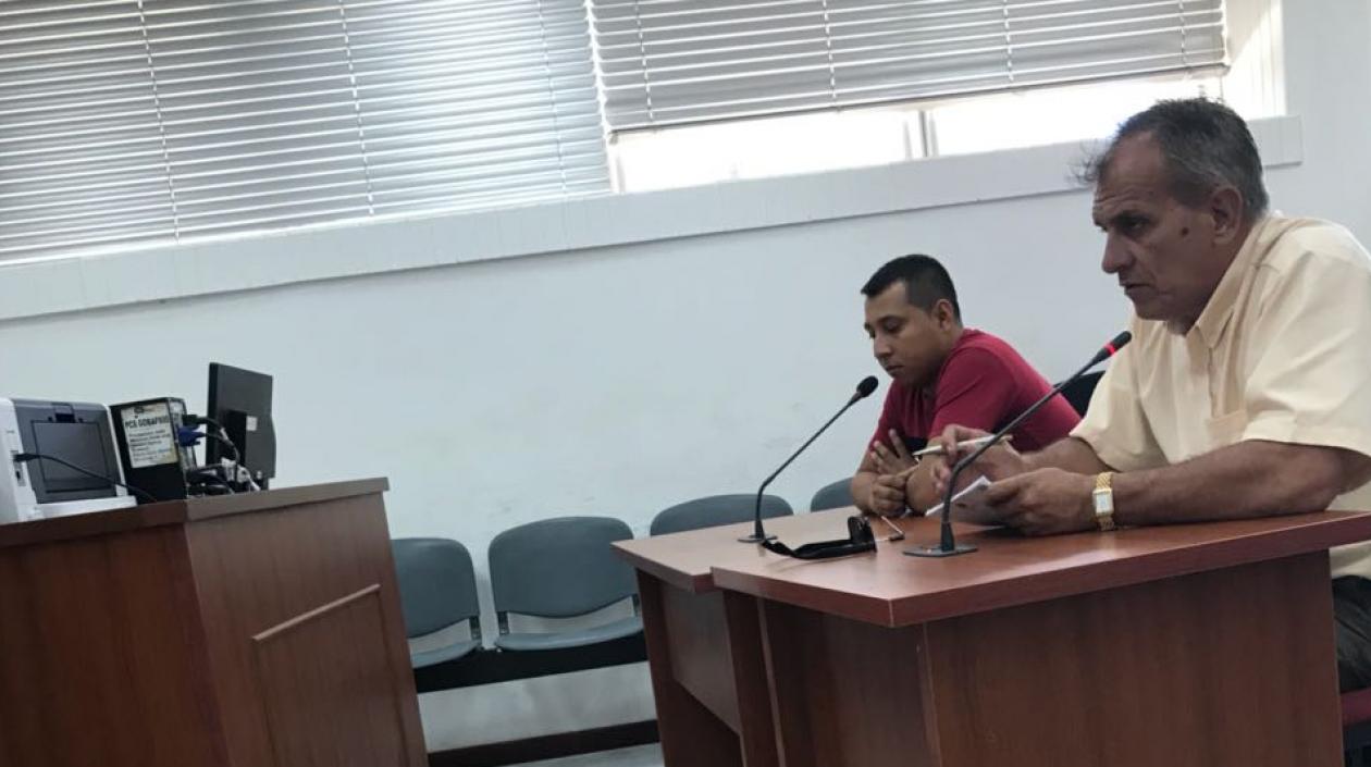 Alias 'Happy' durante la audiencia.