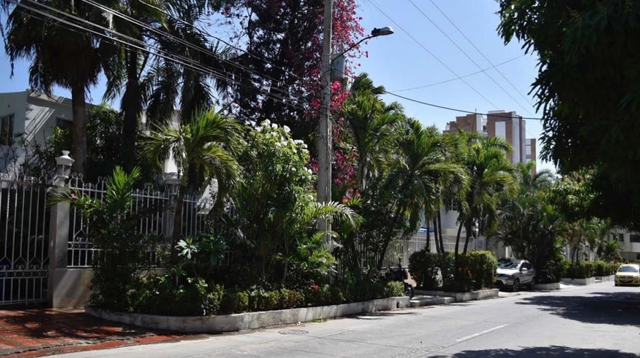 Fachada de la casa de Enilce López