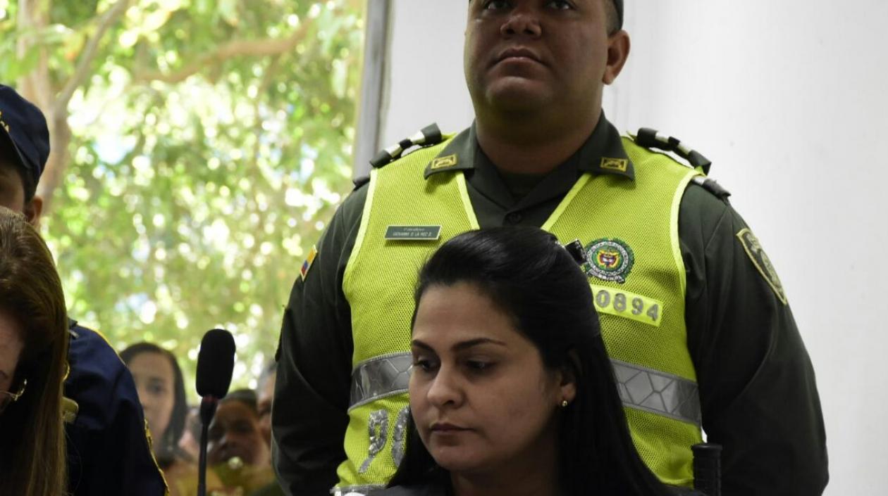 Dayana Jassir dijo sentirse mal por eso la audiencia fue suspendida.