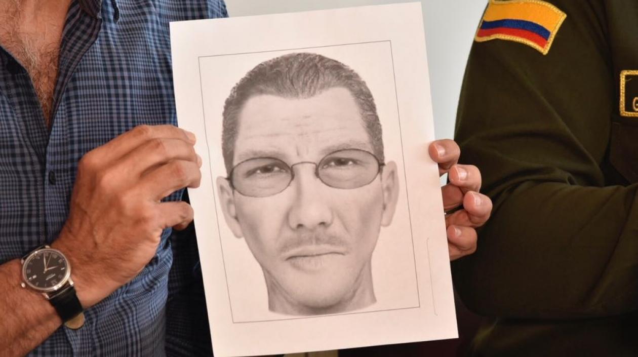 Este es el retrato del tercer involucrado en el atentado.