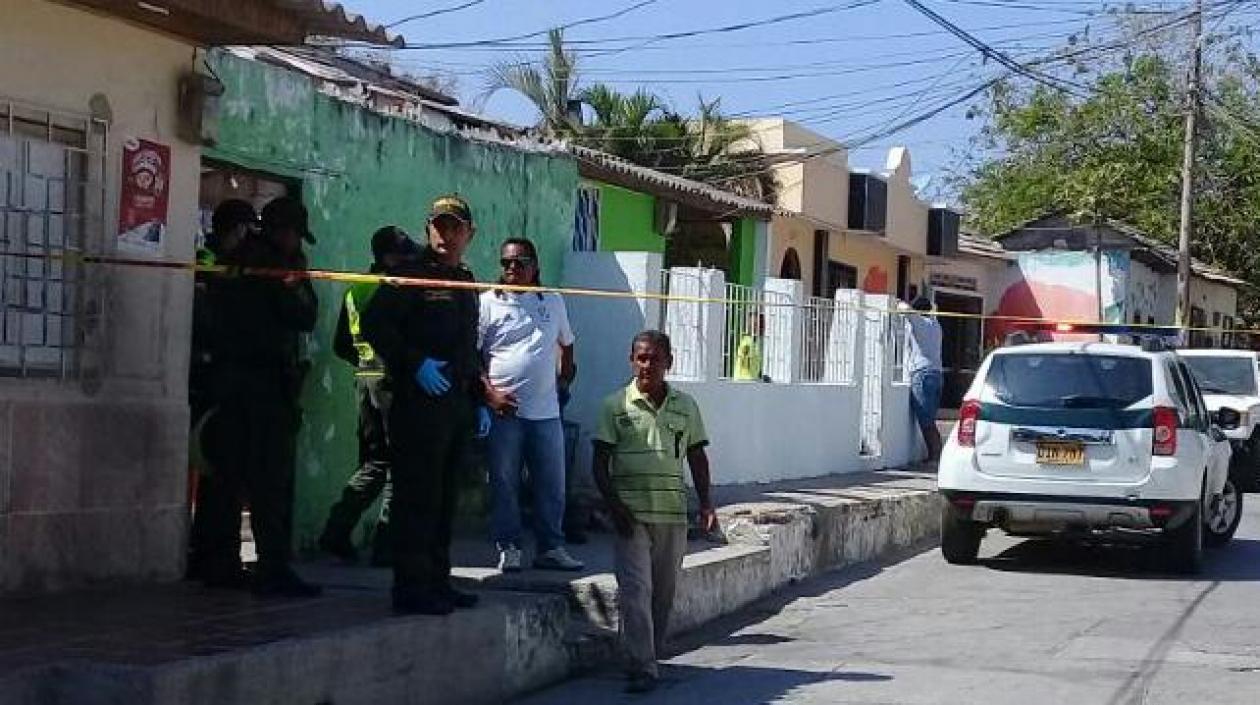 Lugar de los hechos en el Barrio Abajo.