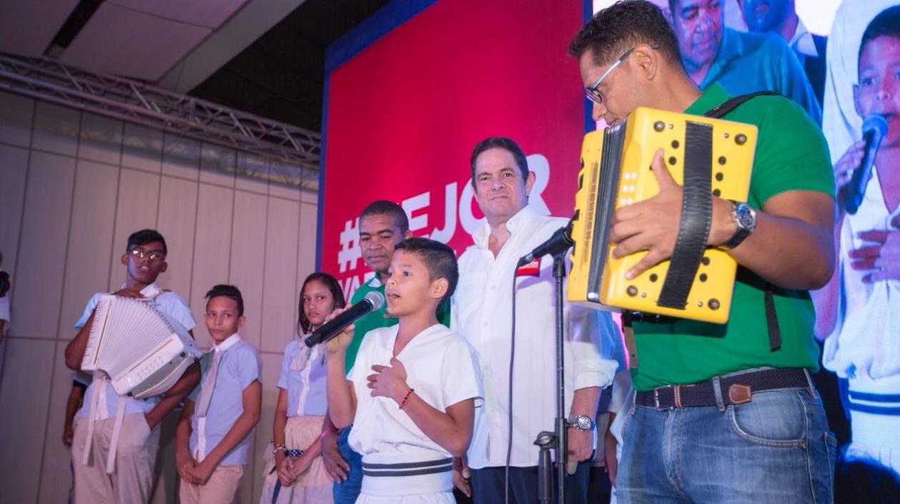 Desde Valledupar, el candidato Germán Vargas Lleras se comprometió con la cultura.