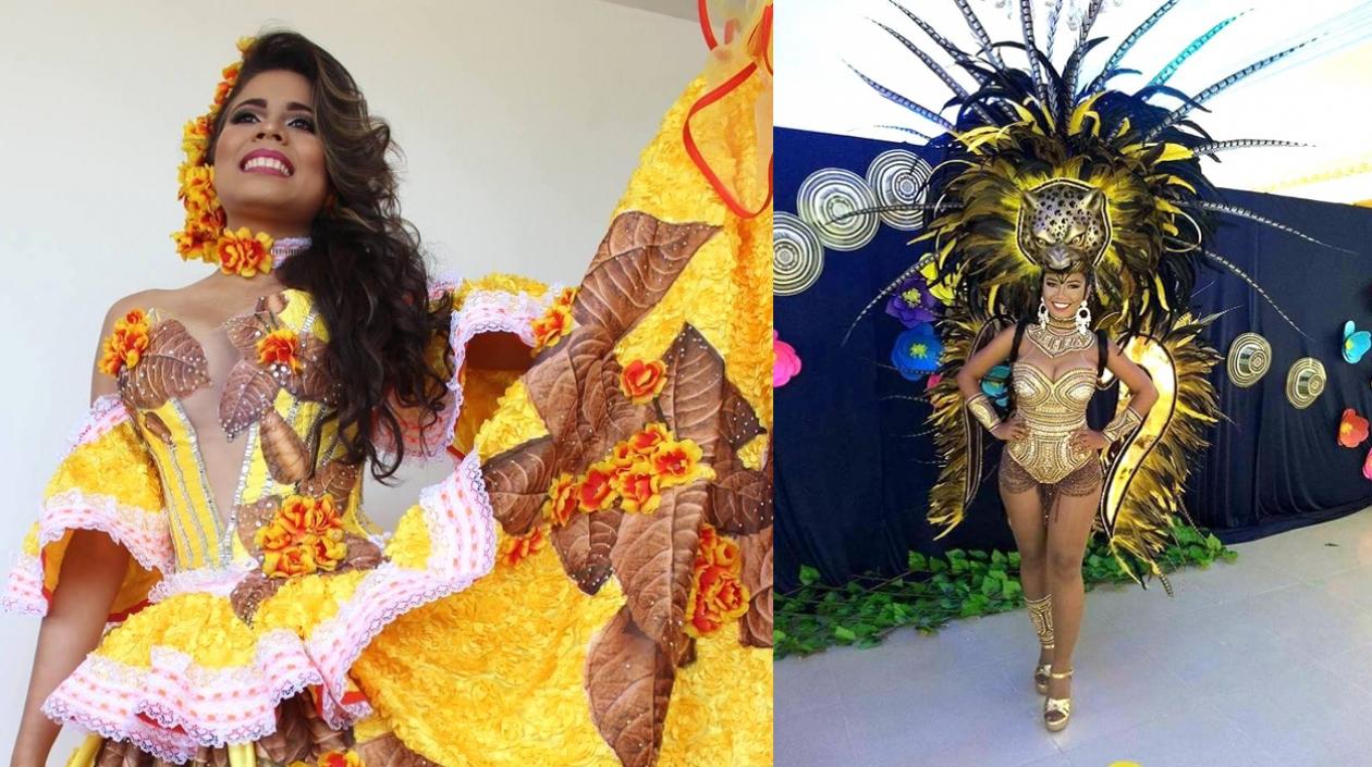 María José y Nicolle, reina y virreina en Santo Tomás.