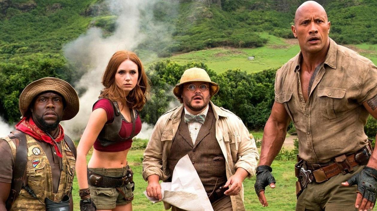 Los protagonistas de Jumanji.