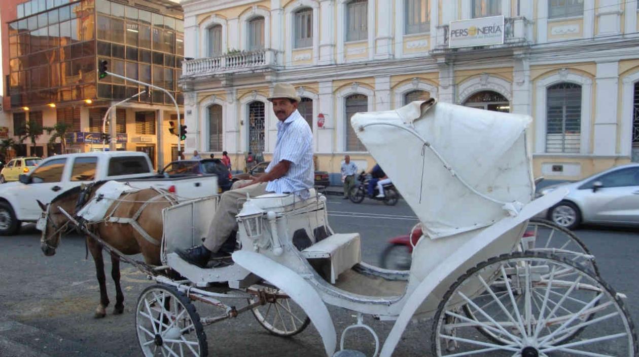 Las victorias son carrozas tiradas a caballo. 