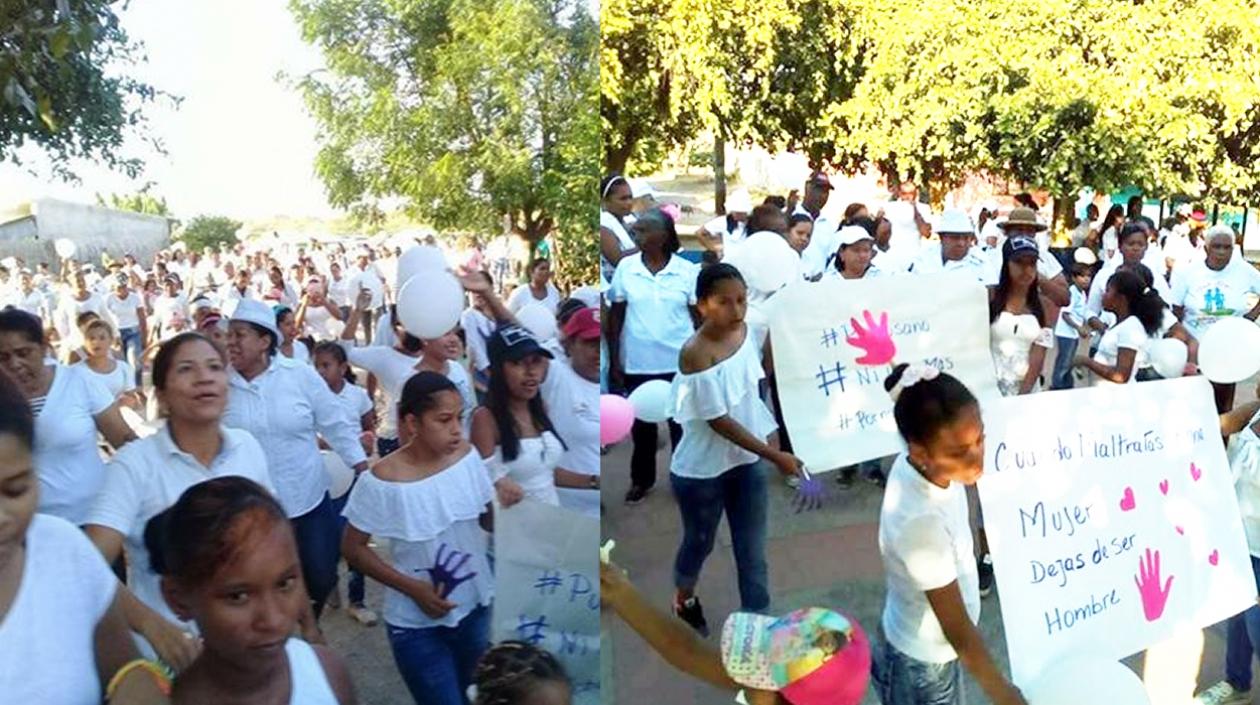 Comunidad de Villa Rosa marchó indignada contra violación de joven frente a su hija de 3 años