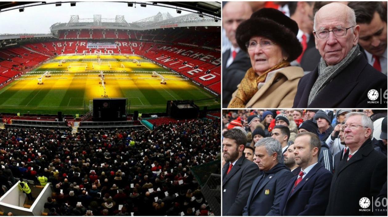 Protagonistas del equipo inglés estuvieron en Old Trafford.