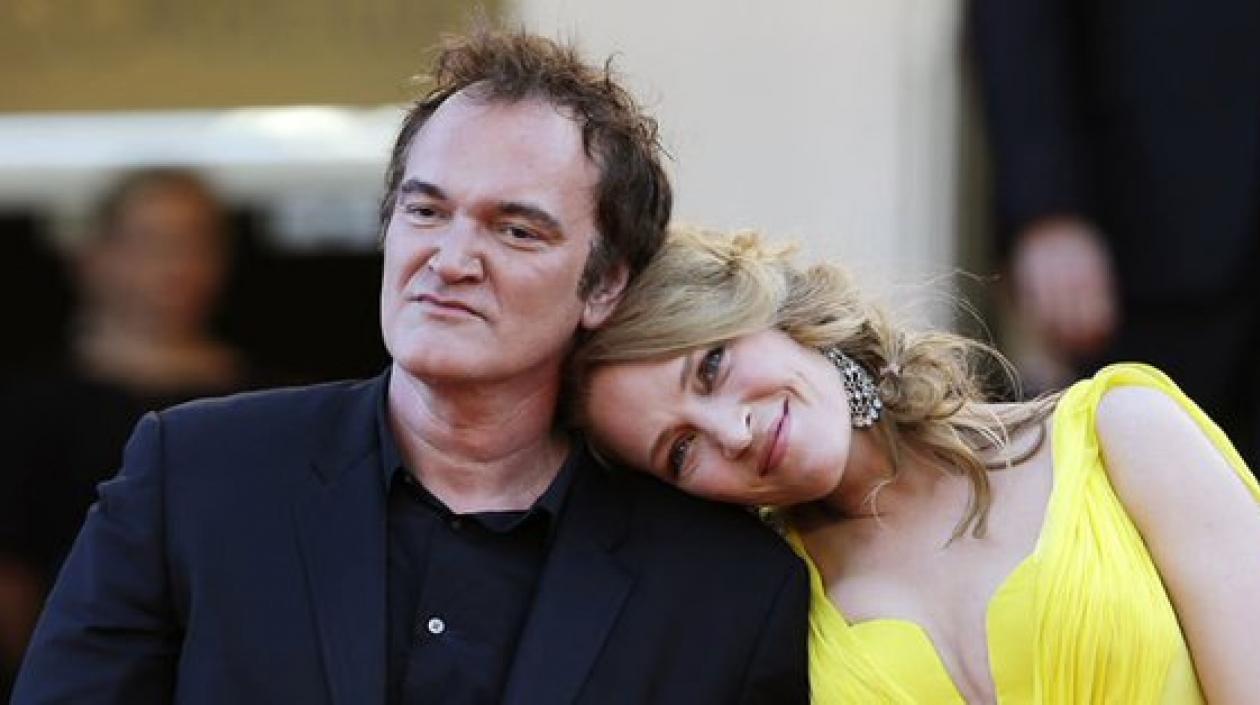 Quentin Tarantino y Uma Thurman.