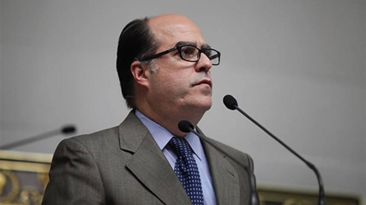 El jefe de la delegación de la oposición, Julio Borges.