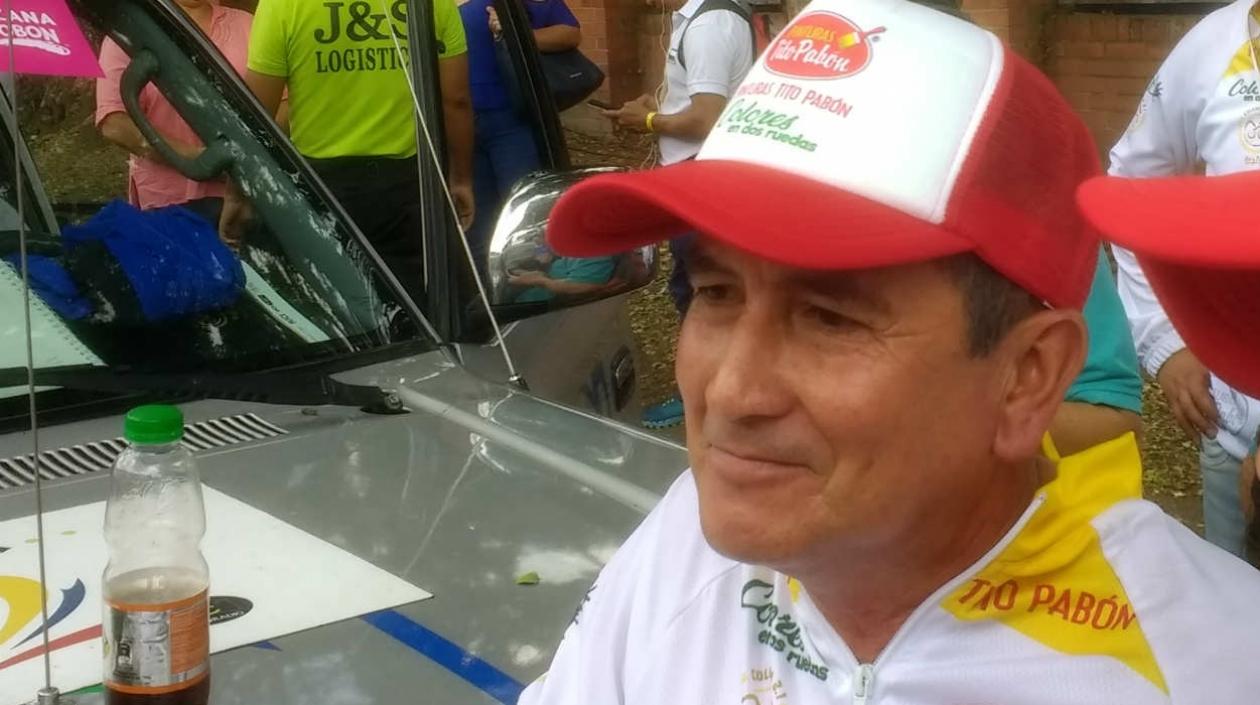 Luis 'Lucho' Herrera, exciclista colombiano. 