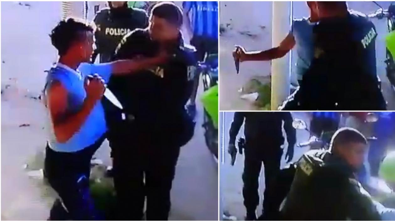 Imágenes del hecho.