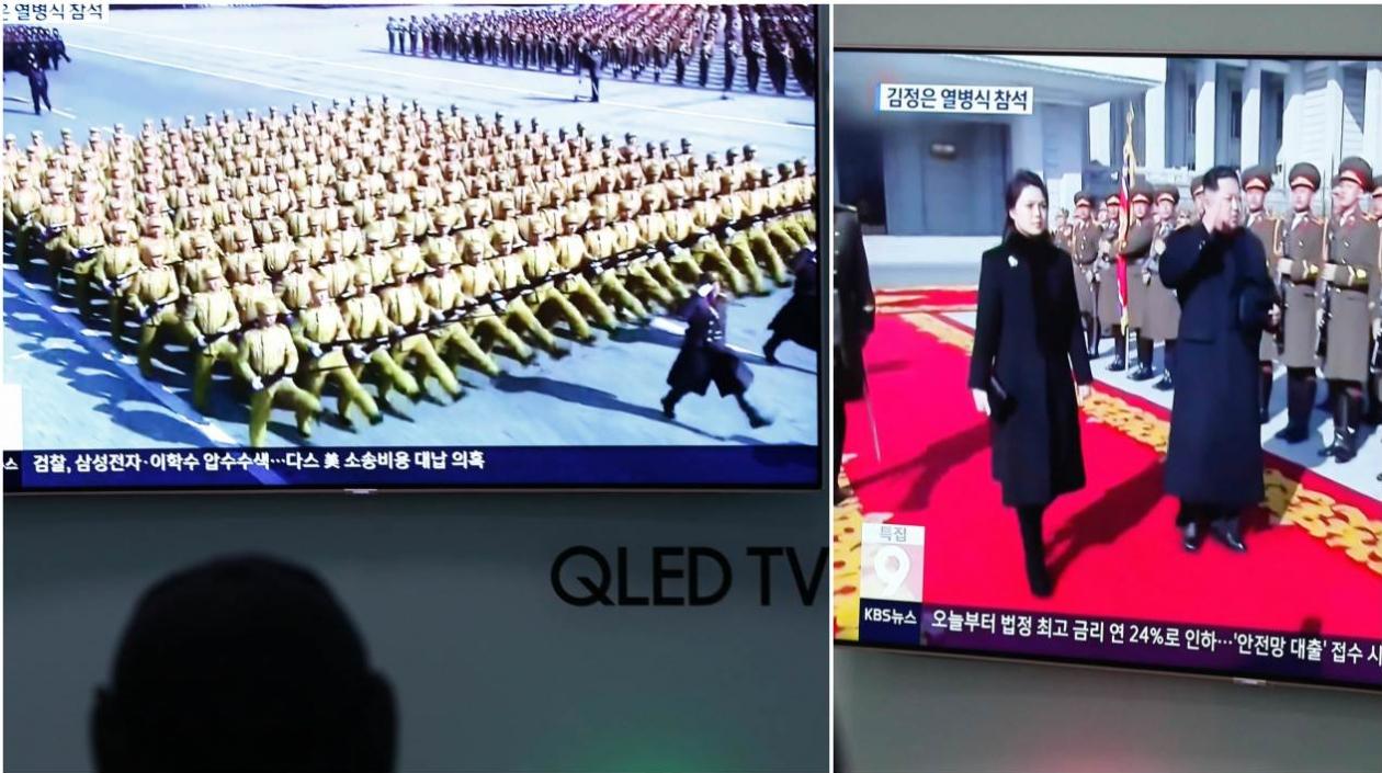 Desfile fue mostrado en diferido por televisión.