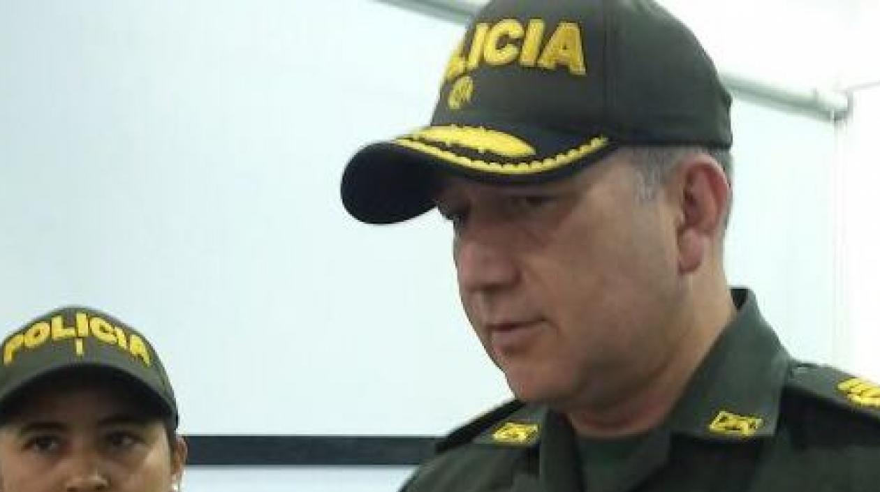 El coronel Mauricio Pérez, subcomandante de la Policía Metropolitana.