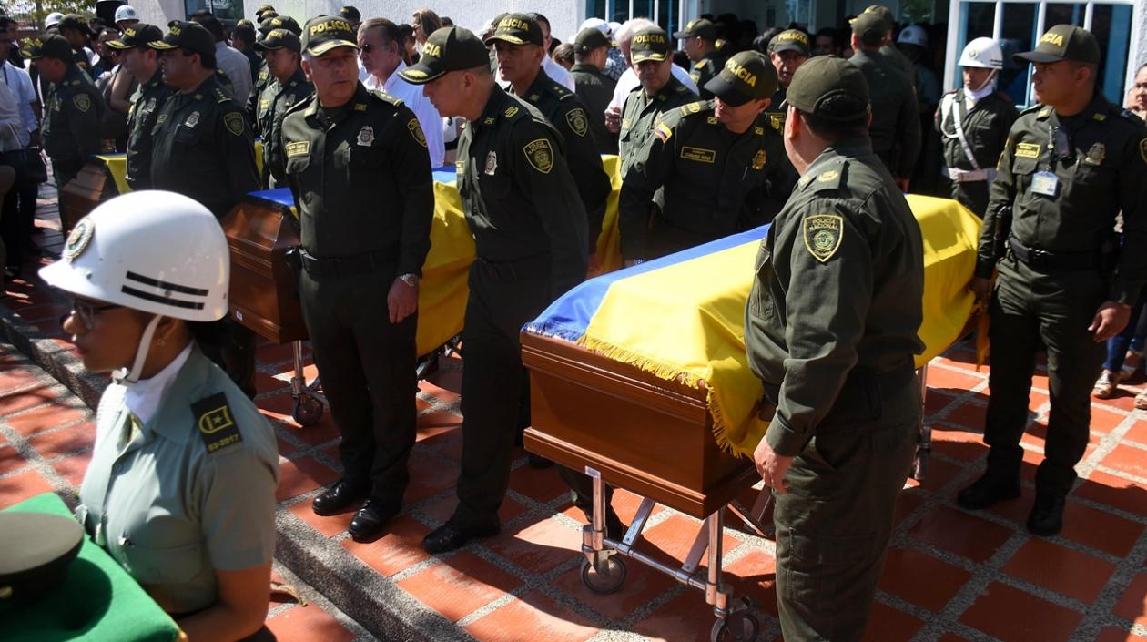 La capilla de la escuela de policía Antonio Nariño en Barranquilla
