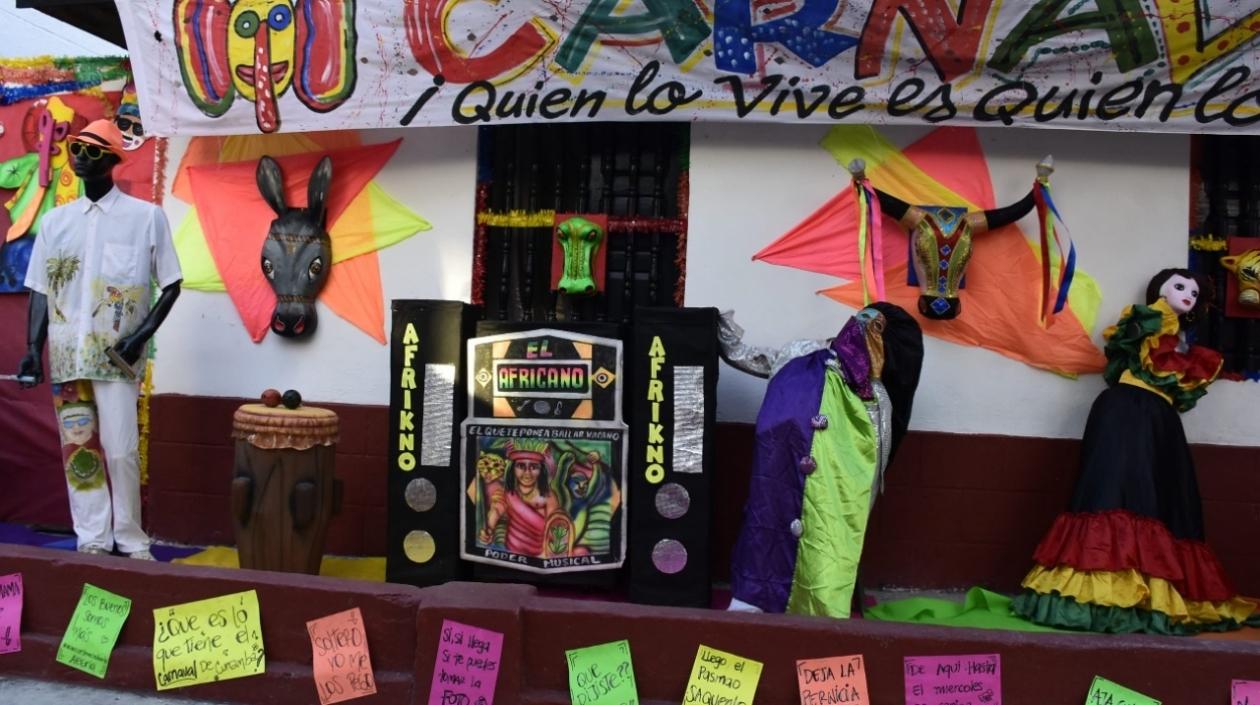 Esta es 'Barranquillero arrebatao' la casa del barrio Boston que logró el tercer lugar en el Concurso de Fachadas del Carnaval.