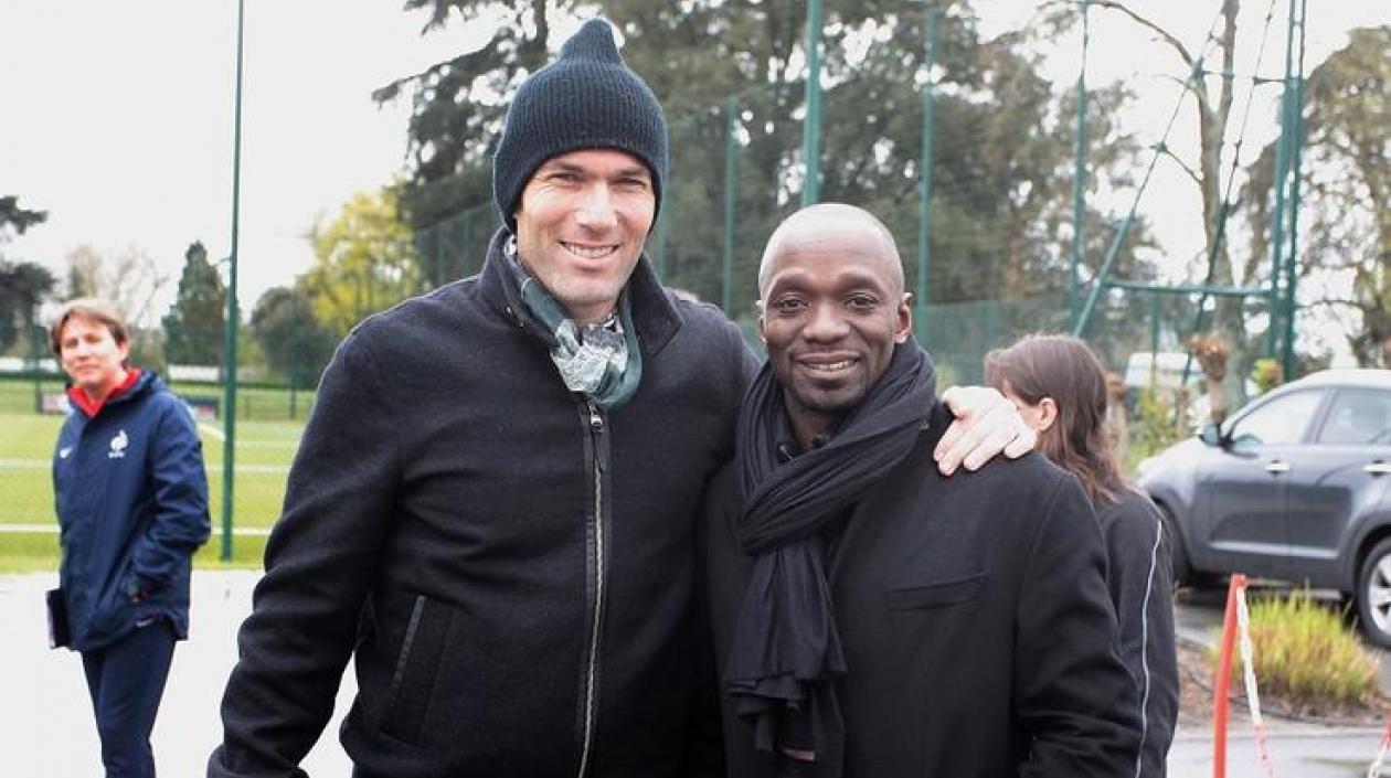 Zinedine Zidane y Claude Makelele.