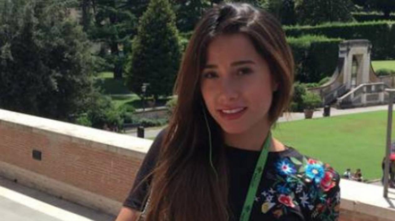 María Andrea Cabrera, joven fallecida.