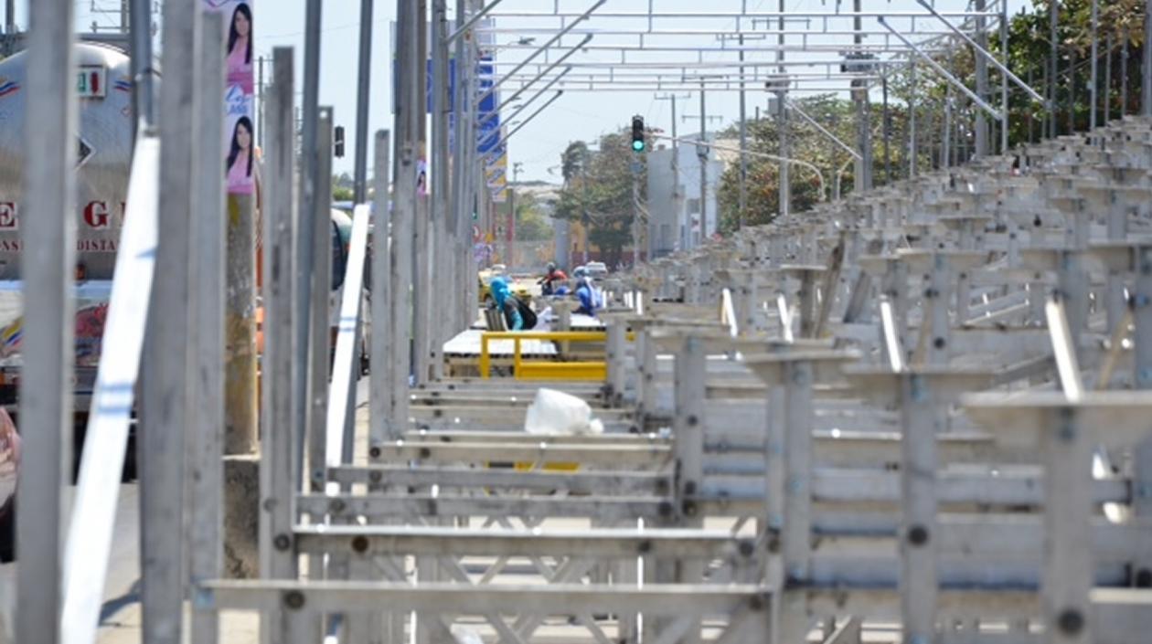 Revisión a los palcos para que cumplan con lo estipulado, advirtió Control Urbano.