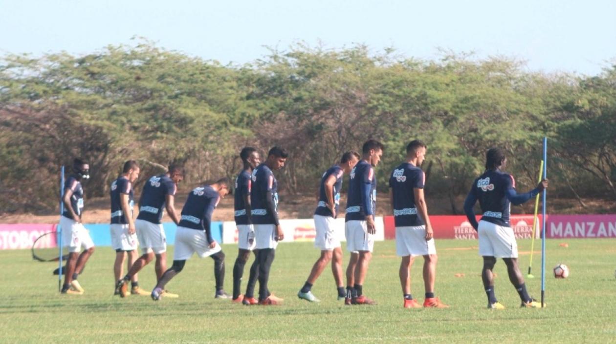 Entrenamiento antes de viajar a Pasto.