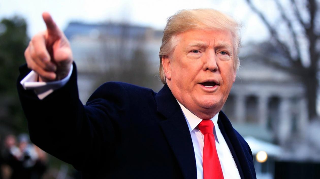 Donald Trump, presidente de los Estados Unidos.