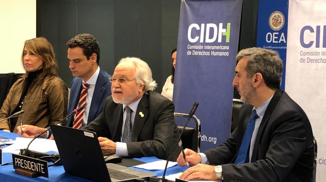 Comisionado Francisco Eguiguren, presidente de la CIDH.