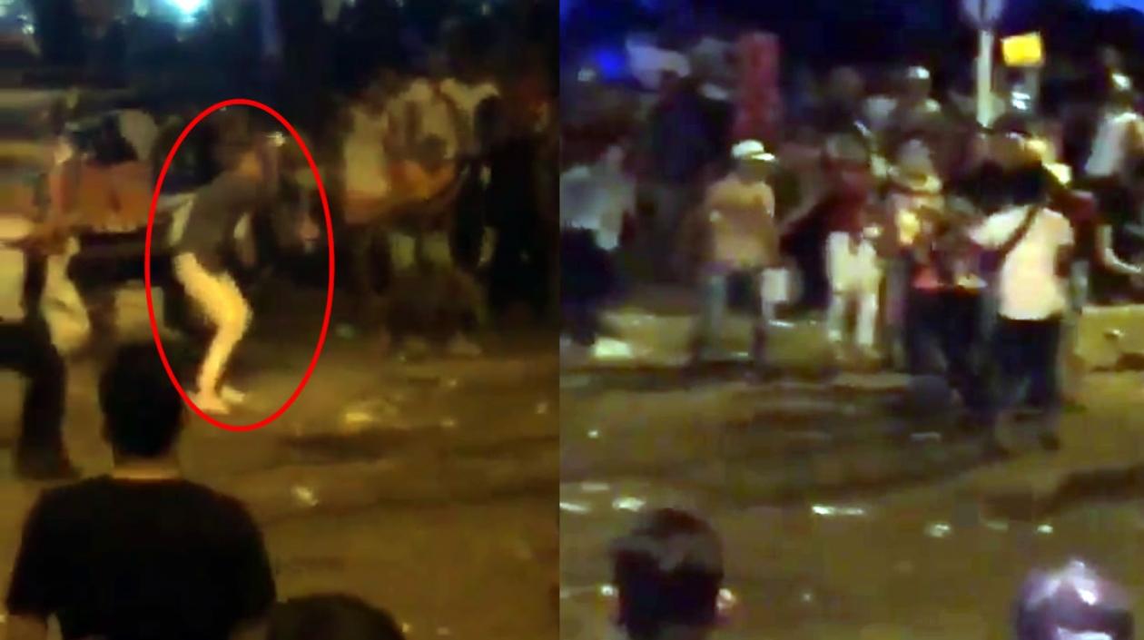 Convertida en una batalla campal terminó la zona del ‘Pradito