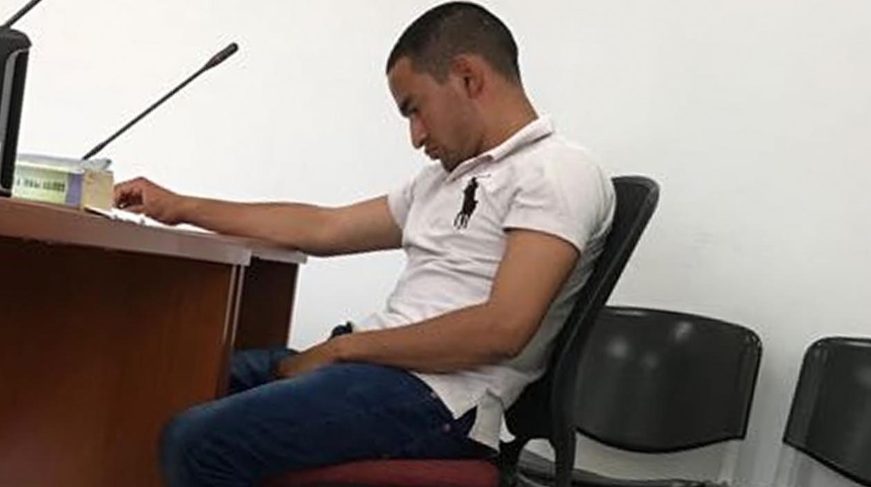 Jean Pierre Polo Bonett durante la audiencia.