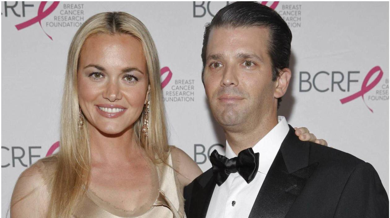  Vanessa Trump en la foto en compañía de Donald Trump Jr.