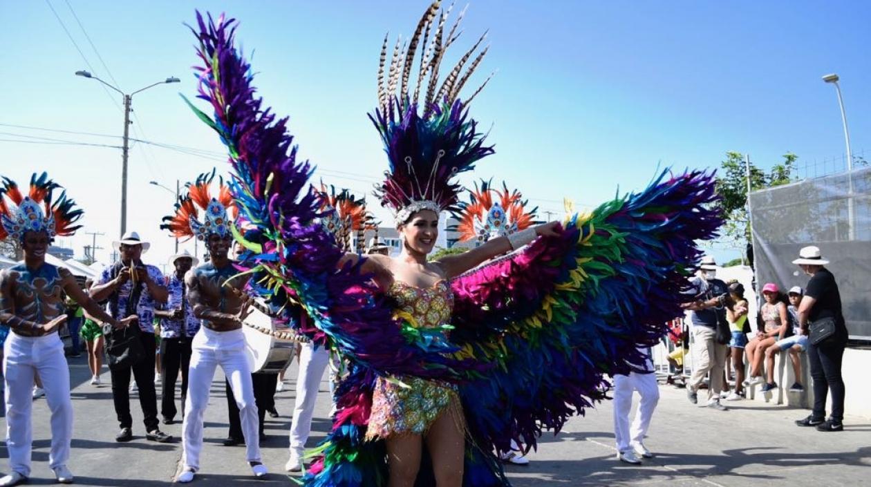 Valeria Abuchaibe Rosales, reina del Carnaval 2018.