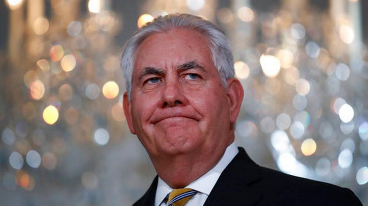 El secretario de Estado estadounidense, Rex Tillerson.