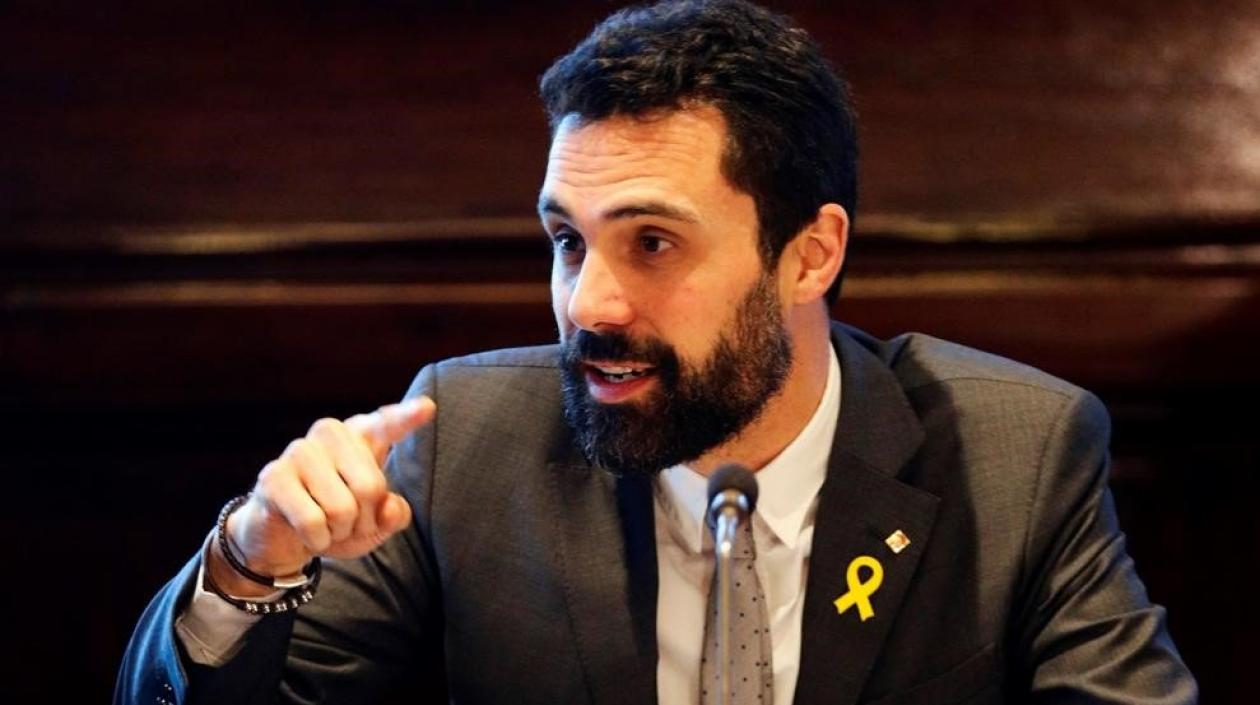 El presidente del Parlamento catalán, Roger Torrent.