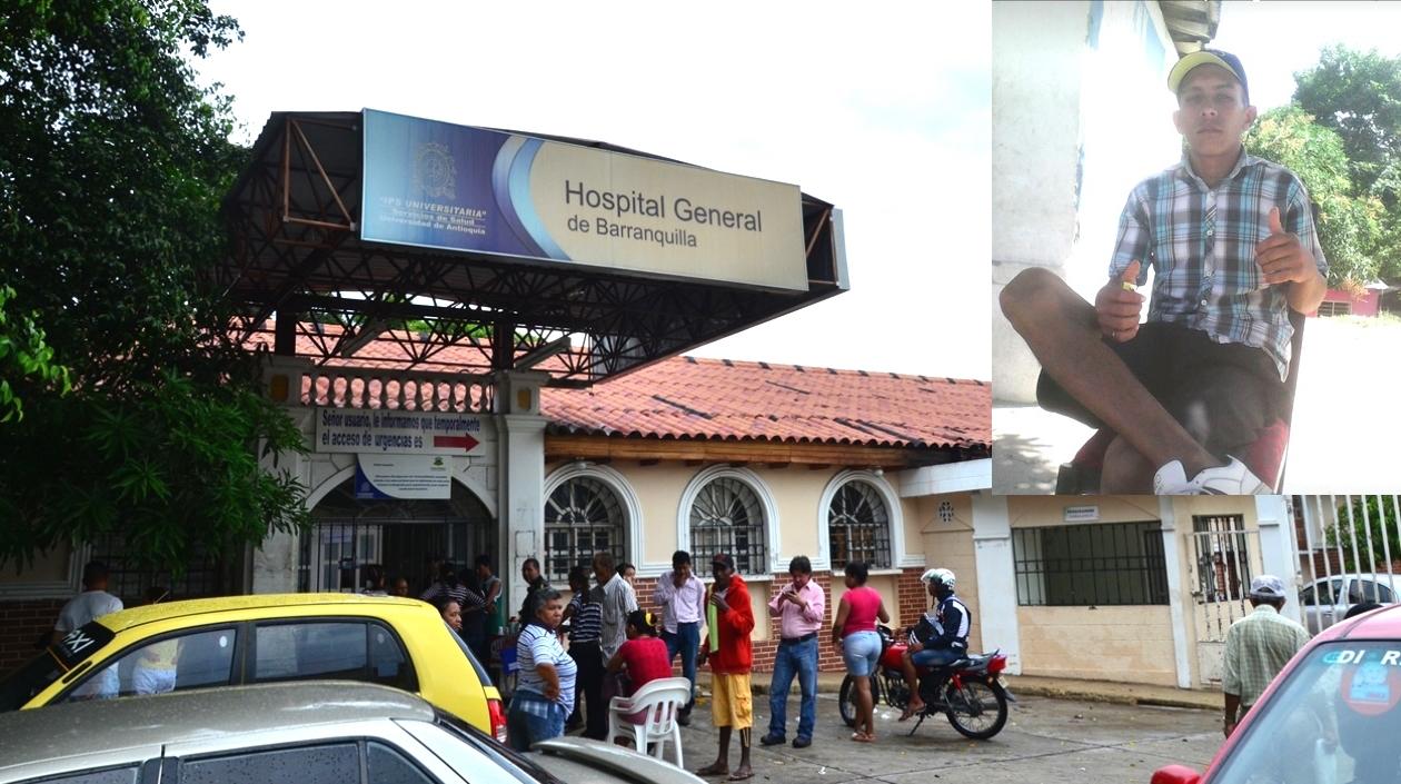 Dairo falleció cuando era atendido en el Hospital General de Barranquilla.