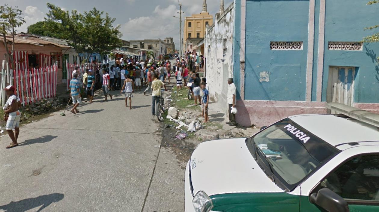 Lugar de los hechos en el barrio Rebolo.