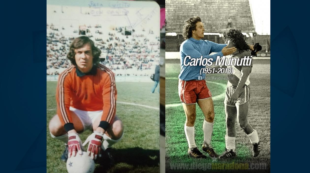 Dos escenas de 'El Loco', una de ellas con Diego Maradona.