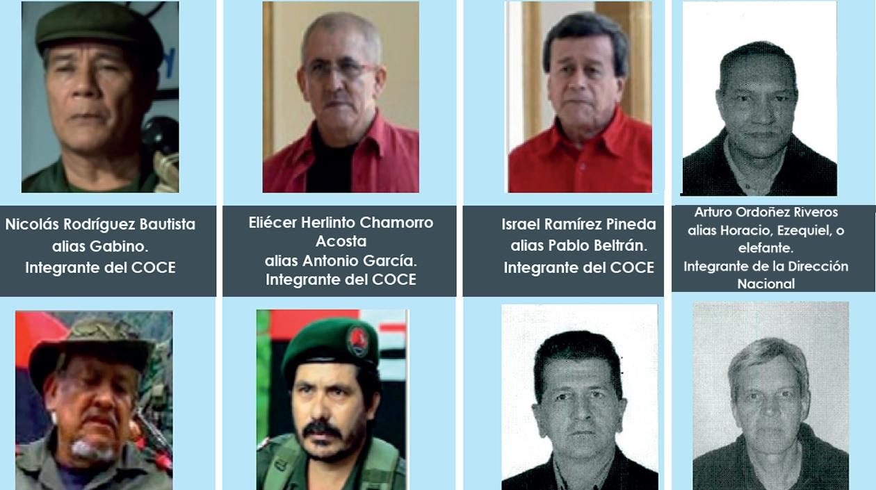 Ordenan nuevas capturas contra ocho integrantes del ELN