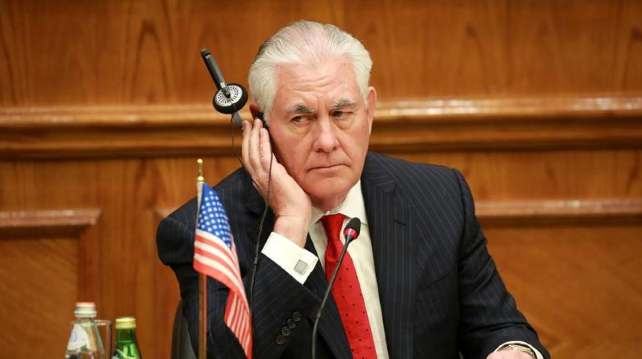 El secretario de Estado de EEUU, Rex Tillerson.