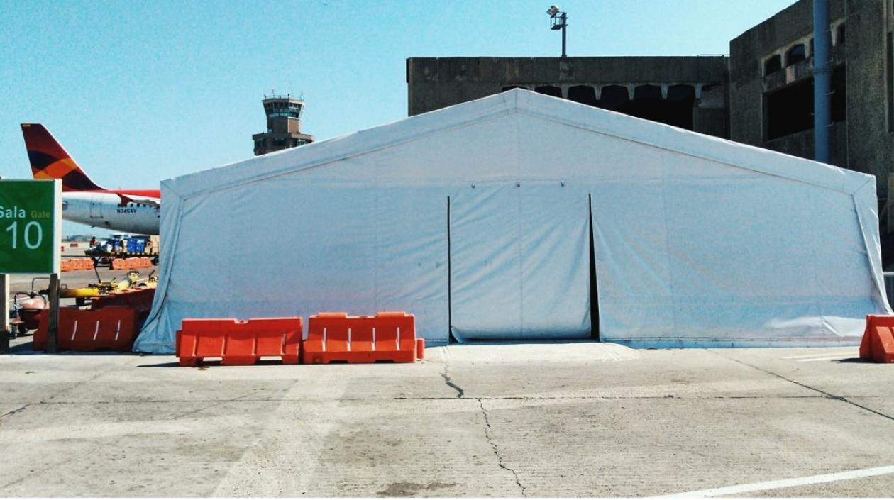 El acceso a las salas transitorias 9, 10 y 11 se realizará por el mismo camino al que se llega a las usuales salas de espera (6, 7 y 8). 