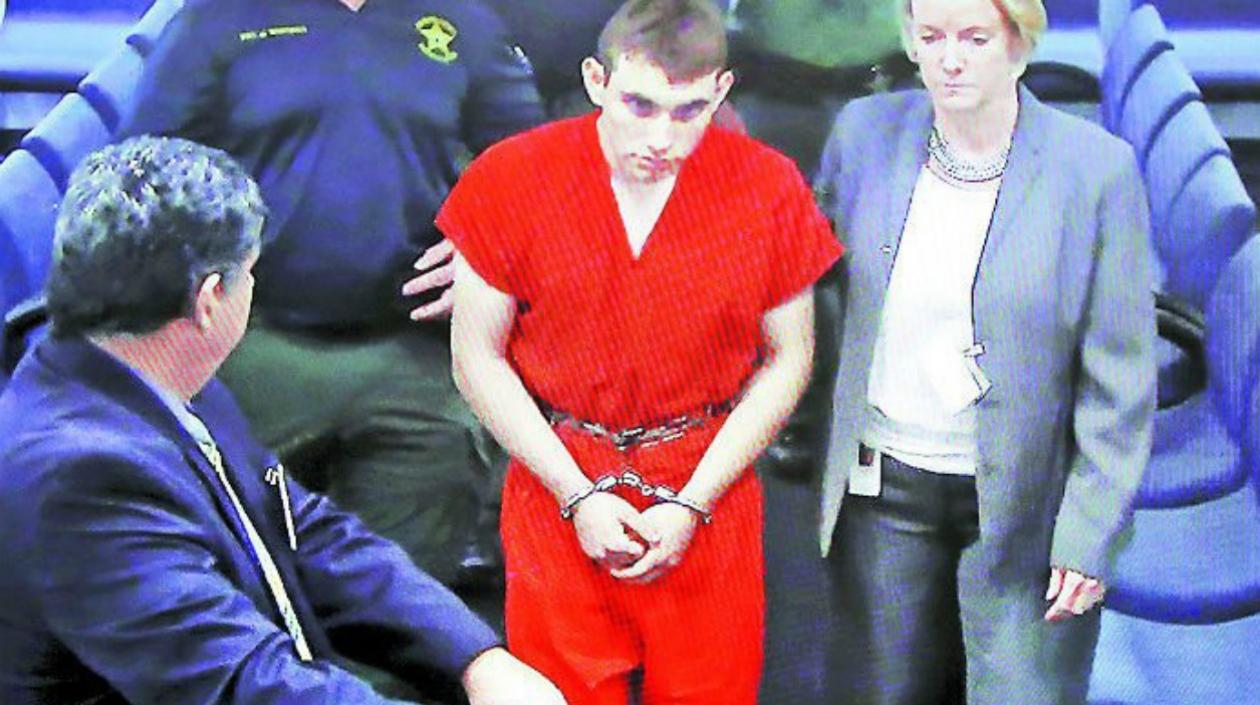 Nikolas Cruz, autor de la masacre en una escuela de la Florida.
