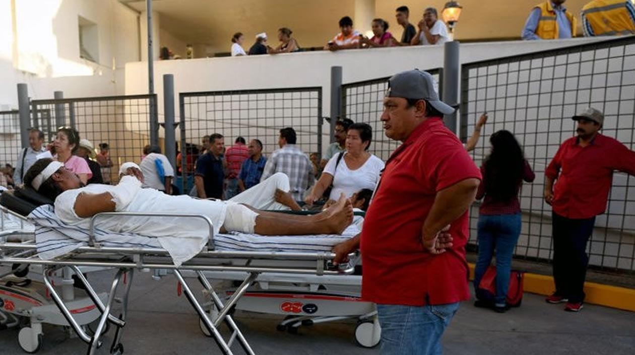 Las autoridades mexicanas confirmaron hoy dos heridos leves, daños a 50 viviendas y afectaciones del servicio eléctrico a un millón de personas por el terremoto de magnitud 7,2