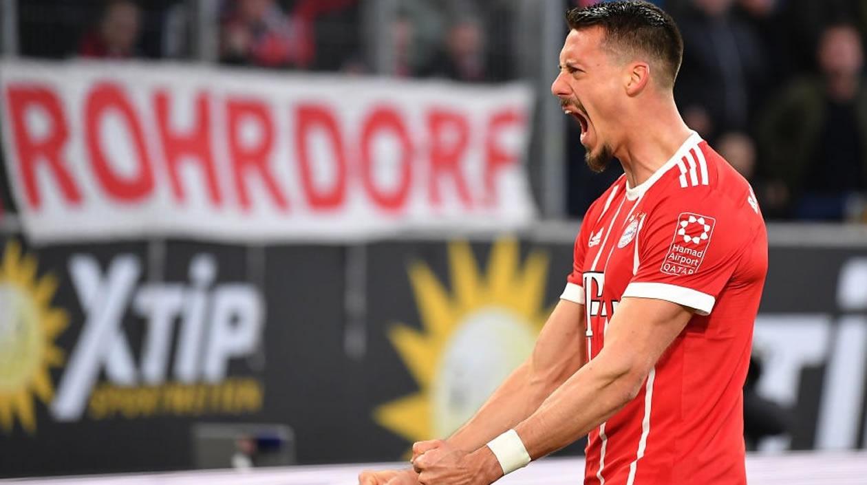 Un gol de penalti del polaco Robert Lewandowski en el minuto 91 dio la victoria al Bayern