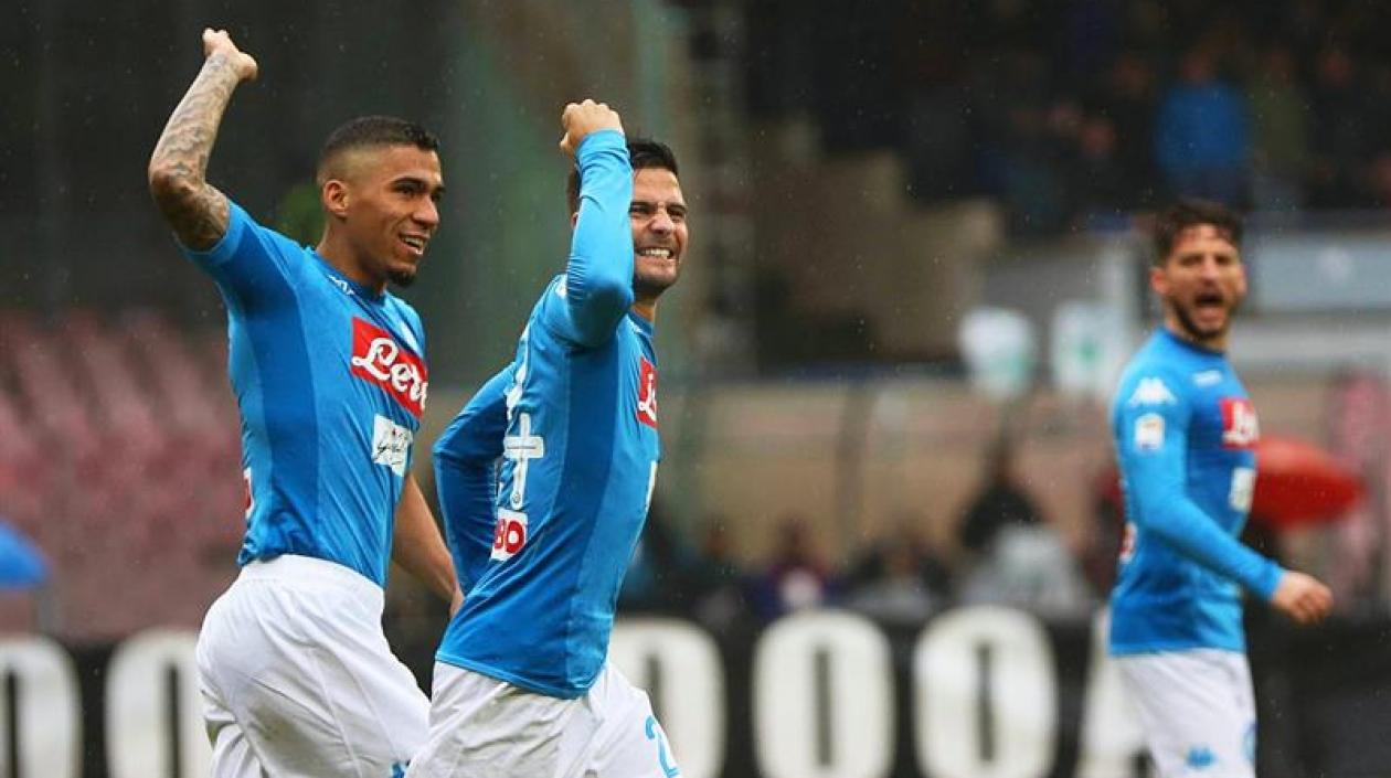 Allan Marques celebrando el gol del triunfo.