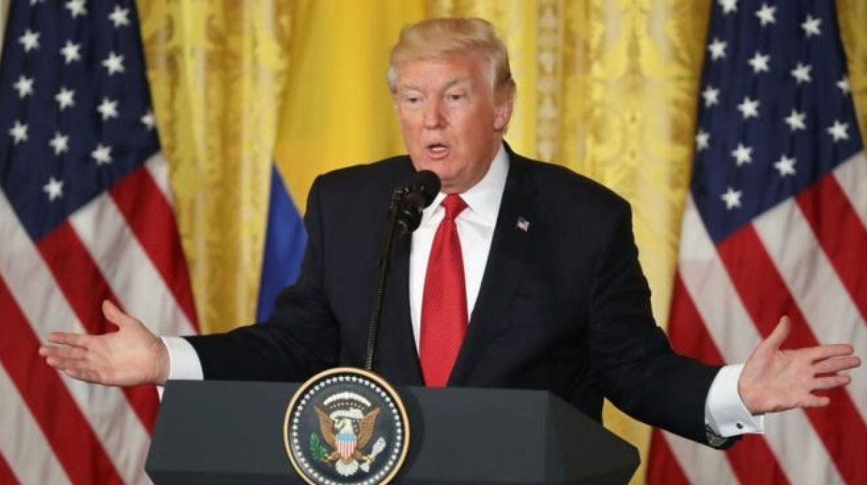 Donald Trump, presidente de Estados Unidos.