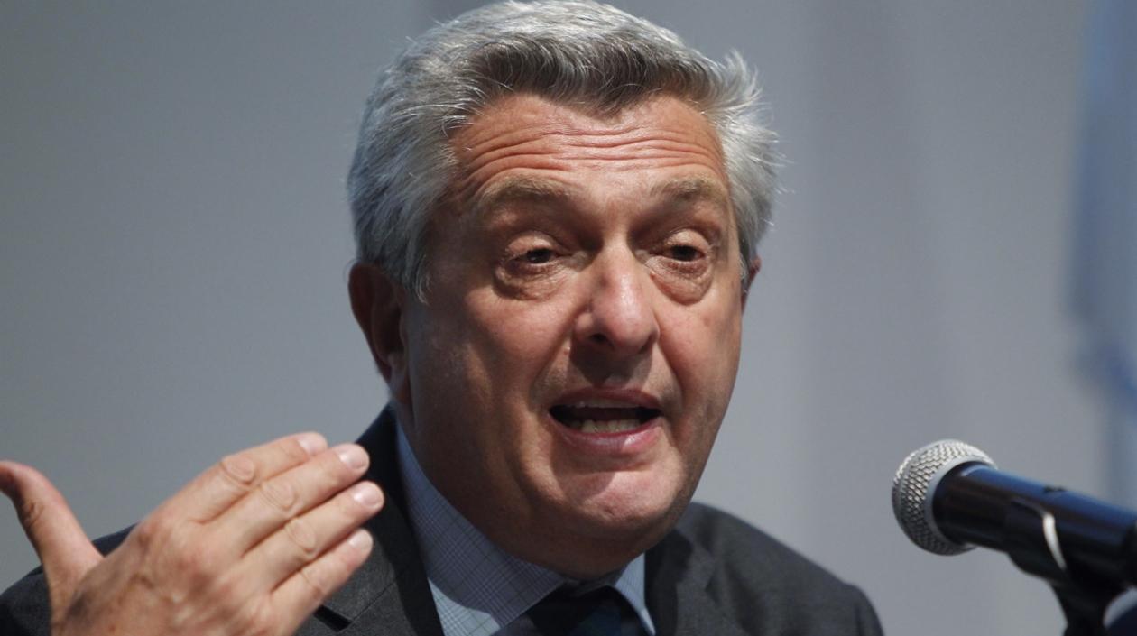 El alto comisionado de la Organización de las Naciones Unidas para los refugiados (ACNUR), Filippo Grandi
