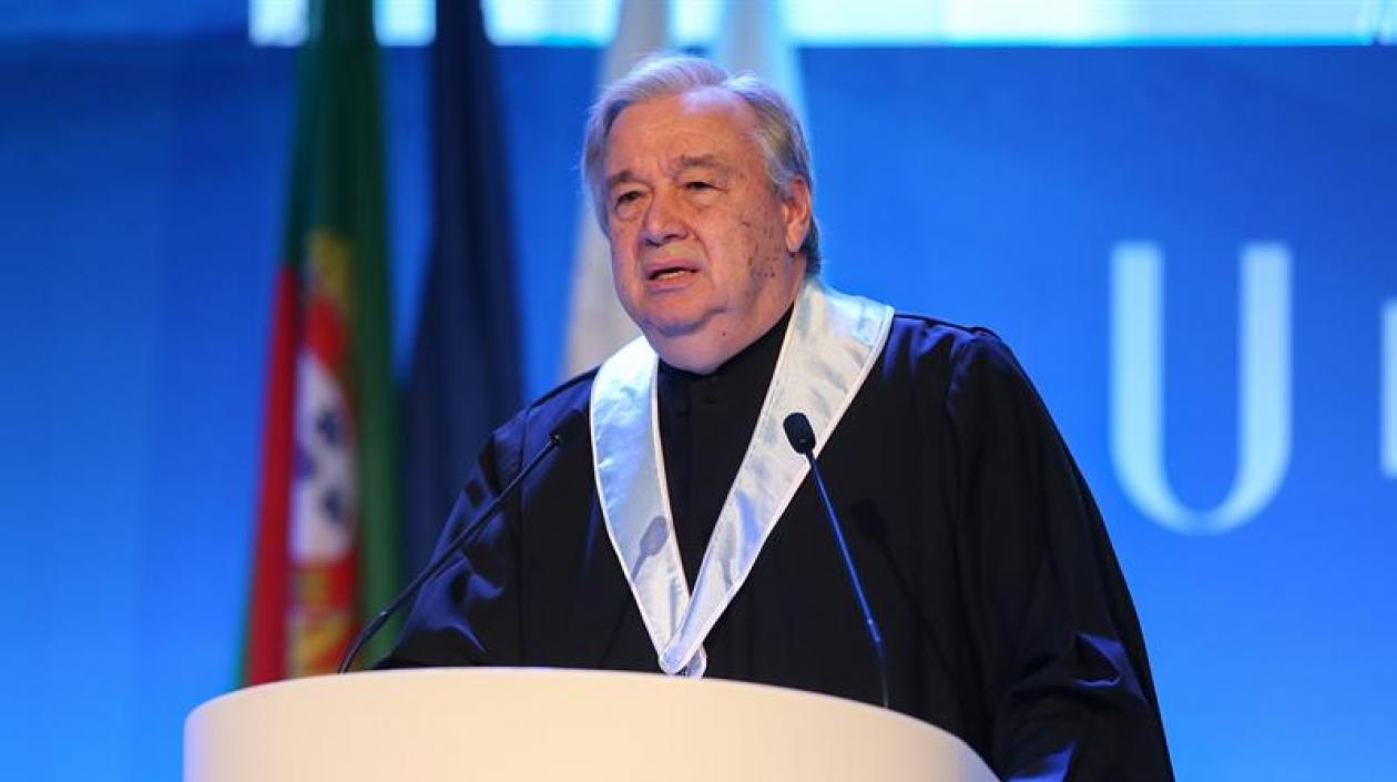 El secretario general de la ONU, António Guterres.