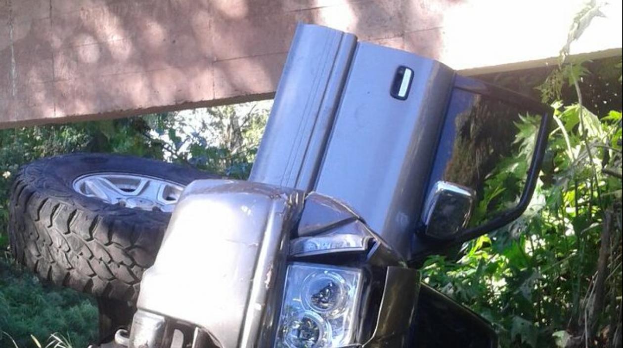 Camioneta del padre de Silvestre Dangond.