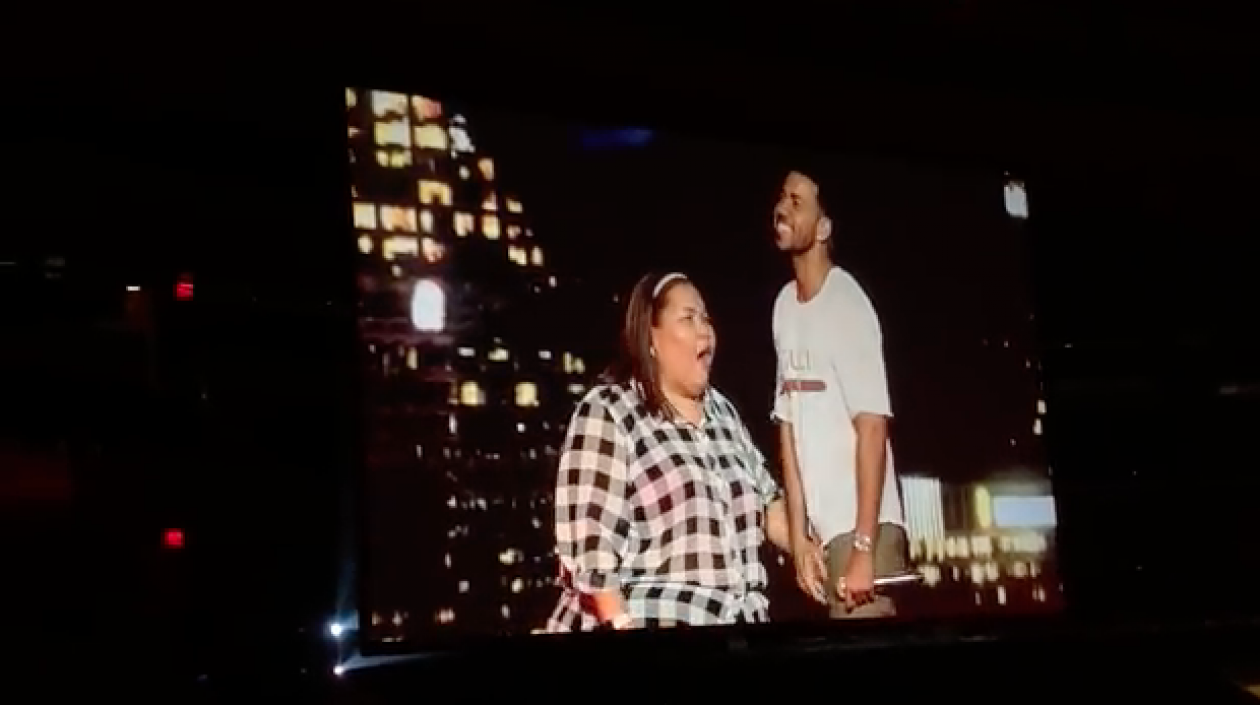 Fanática con Romeo Santos.