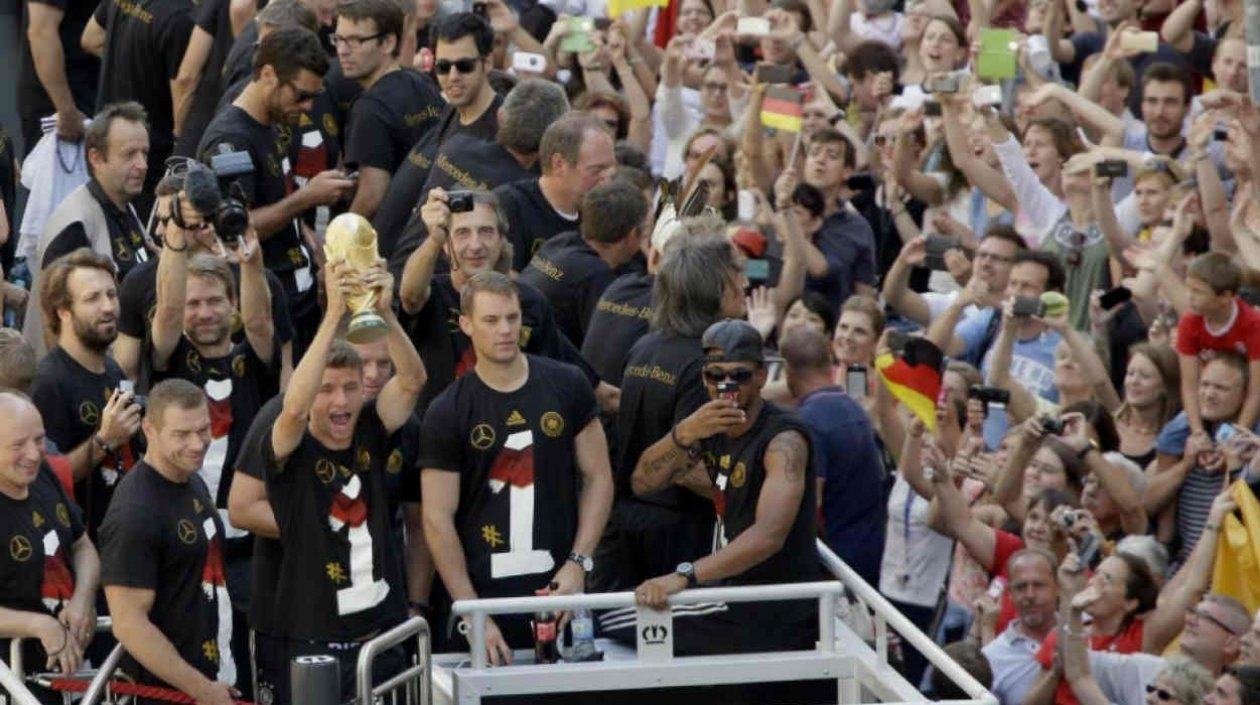 Alemania es el actual campeón del mundial. 